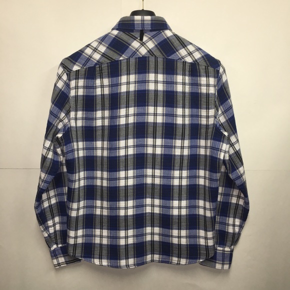 RAG & BONE Fit 3 Beach Plaid Flannel Shirt - Picture 7 of 7